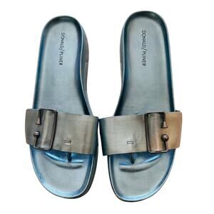 Donald Pliner Buckle Slides - Sz 11 NEW
